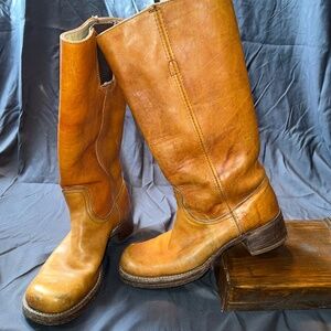 Vintage Black Label Frye Campus Boots